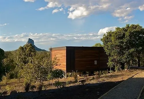 Ferienhaus Glas auf Glashaus Glass House Mountains
